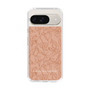 Slim Protection Case［ LAGUNAMOON - FlowerPattern - Orange ］