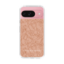 Slim Protection Case［ LAGUNAMOON - FlowerPattern - Orange ］