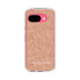 Slim Protection Case［ LAGUNAMOON - FlowerPattern - Orange ］