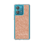 Slim Protection Case［ LAGUNAMOON - FlowerPattern - Orange ］