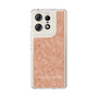 Slim Protection Case［ LAGUNAMOON - FlowerPattern - Orange ］