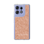 Slim Protection Case［ LAGUNAMOON - FlowerPattern - Orange ］