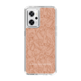 Slim Protection Case［ LAGUNAMOON - FlowerPattern - Orange ］
