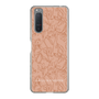 Slim Protection Case［ LAGUNAMOON - FlowerPattern - Orange ］