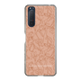Slim Protection Case［ LAGUNAMOON - FlowerPattern - Orange ］
