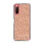 Slim Protection Case［ LAGUNAMOON - FlowerPattern - Orange ］