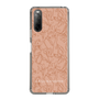 Slim Protection Case［ LAGUNAMOON - FlowerPattern - Orange ］