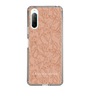 Slim Protection Case［ LAGUNAMOON - FlowerPattern - Orange ］