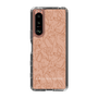Slim Protection Case［ LAGUNAMOON - FlowerPattern - Orange ］