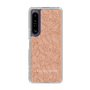 Slim Protection Case［ LAGUNAMOON - FlowerPattern - Orange ］