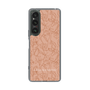 Slim Protection Case［ LAGUNAMOON - FlowerPattern - Orange ］