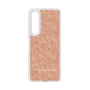 Slim Protection Case［ LAGUNAMOON - FlowerPattern - Orange ］