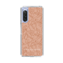 Slim Protection Case［ LAGUNAMOON - FlowerPattern - Orange ］