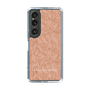 Slim Protection Case［ LAGUNAMOON - FlowerPattern - Orange ］