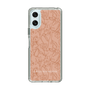 Slim Protection Case［ LAGUNAMOON - FlowerPattern - Orange ］
