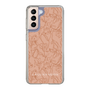 Slim Protection Case［ LAGUNAMOON - FlowerPattern - Orange ］