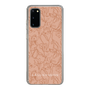 Slim Protection Case［ LAGUNAMOON - FlowerPattern - Orange ］