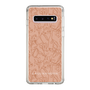 Slim Protection Case［ LAGUNAMOON - FlowerPattern - Orange ］