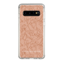 Slim Protection Case［ LAGUNAMOON - FlowerPattern - Orange ］