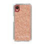 Slim Protection Case［ LAGUNAMOON - FlowerPattern - Orange ］