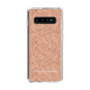 Slim Protection Case［ LAGUNAMOON - FlowerPattern - Orange ］