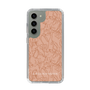 Slim Protection Case［ LAGUNAMOON - FlowerPattern - Orange ］