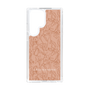 Slim Protection Case［ LAGUNAMOON - FlowerPattern - Orange ］