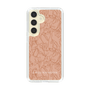 Slim Protection Case［ LAGUNAMOON - FlowerPattern - Orange ］