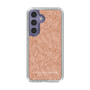 Slim Protection Case［ LAGUNAMOON - FlowerPattern - Orange ］