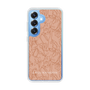 Slim Protection Case［ LAGUNAMOON - FlowerPattern - Orange ］