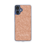 Slim Protection Case［ LAGUNAMOON - FlowerPattern - Orange ］
