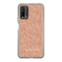 Slim Protection Case［ LAGUNAMOON - FlowerPattern - Orange ］
