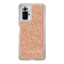 Slim Protection Case［ LAGUNAMOON - FlowerPattern - Orange ］