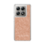 Slim Protection Case［ LAGUNAMOON - FlowerPattern - Orange ］