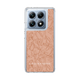 Slim Protection Case［ LAGUNAMOON - FlowerPattern - Orange ］