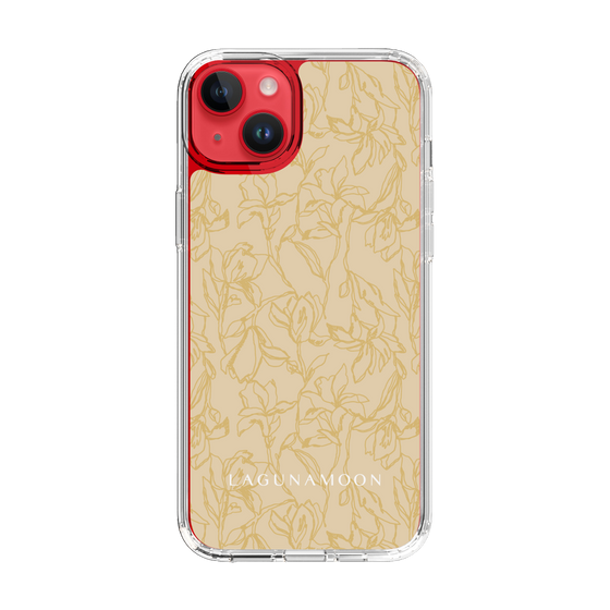Slim Protection Case［ LAGUNAMOON - FlowerPattern - Yellow ］