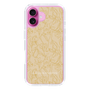 Slim Protection Case［ LAGUNAMOON - FlowerPattern - Yellow ］