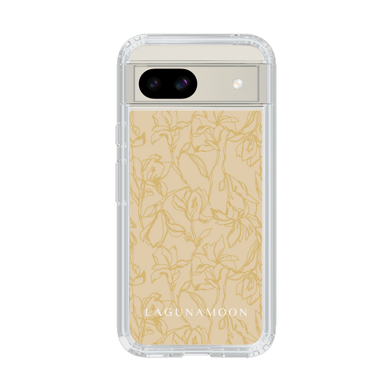 Slim Protection Case［ LAGUNAMOON - FlowerPattern - Yellow ］