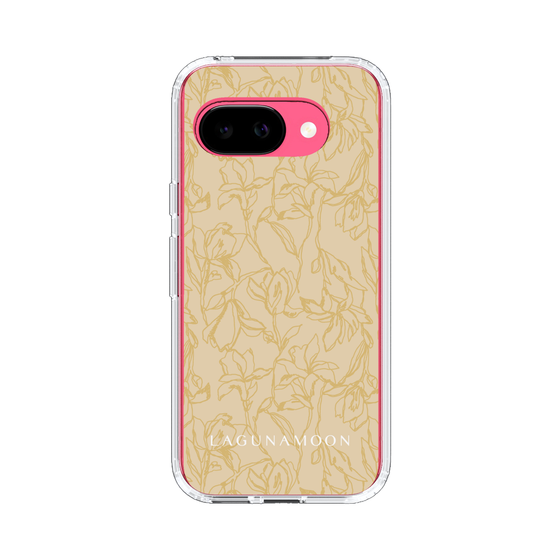Slim Protection Case［ LAGUNAMOON - FlowerPattern - Yellow ］