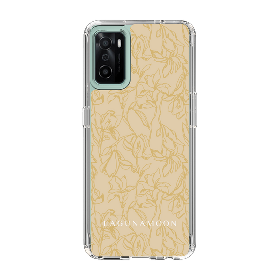 Slim Protection Case［ LAGUNAMOON - FlowerPattern - Yellow ］