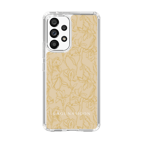 Slim Protection Case［ LAGUNAMOON - FlowerPattern - Yellow ］