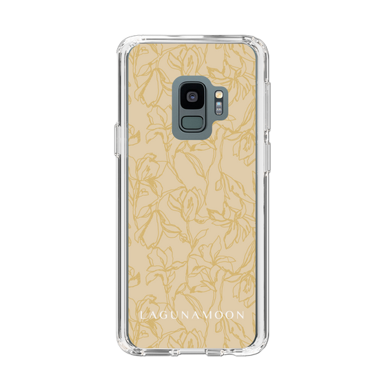 Slim Protection Case［ LAGUNAMOON - FlowerPattern - Yellow ］