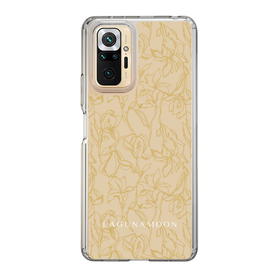 Slim Protection Case［ LAGUNAMOON - FlowerPattern - Yellow ］
