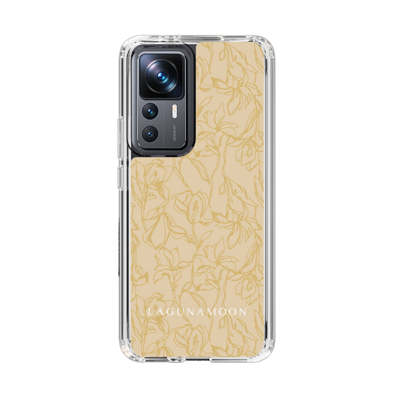 Slim Protection Case［ LAGUNAMOON - FlowerPattern - Yellow ］