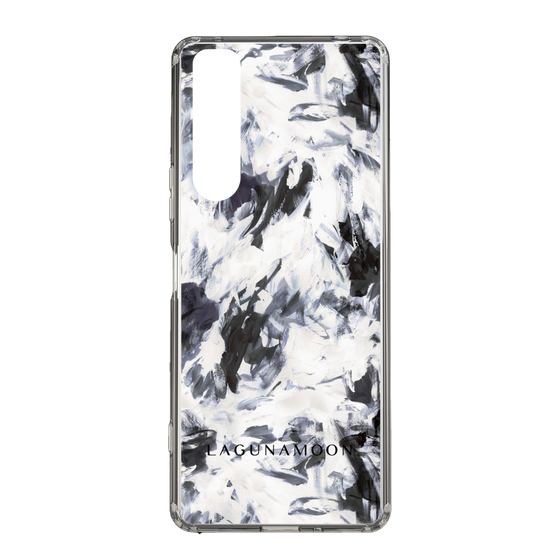 Slim Protection Case［ LAGUNAMOON - Paint - Navy ］