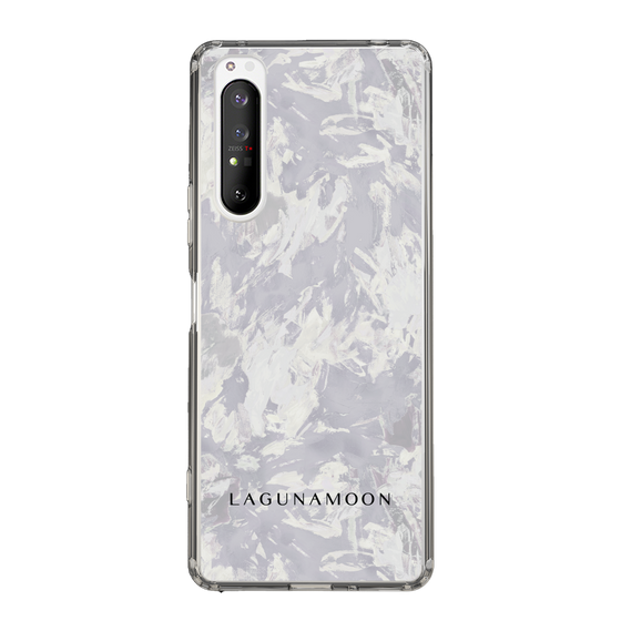 Slim Protection Case［ LAGUNAMOON - Paint -Purple ］
