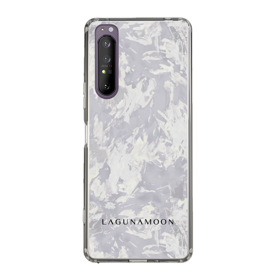 Slim Protection Case［ LAGUNAMOON - Paint -Purple ］