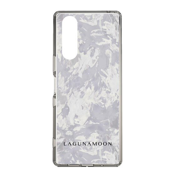 Slim Protection Case［ LAGUNAMOON - Paint -Purple ］