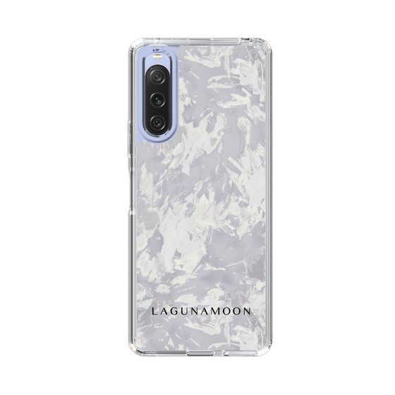 Slim Protection Case［ LAGUNAMOON - Paint -Purple ］