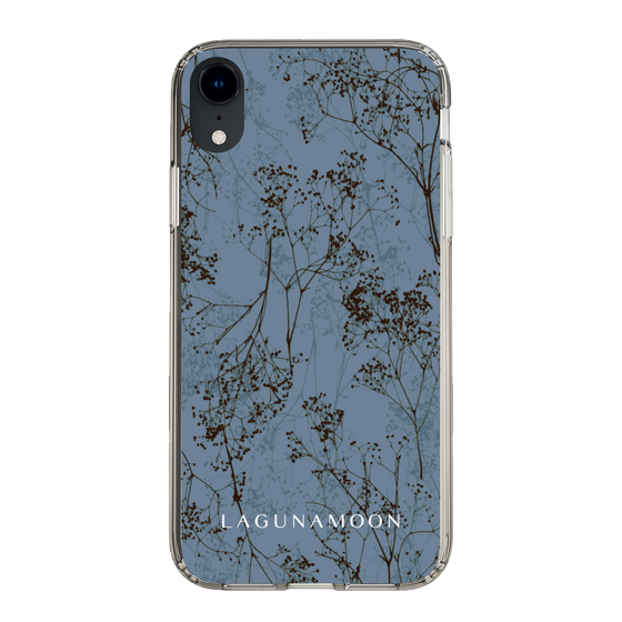Slim Protection Case［ LAGUNAMOON - Botanical - Blue ］